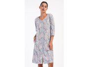 Ženska kućna haljina s tročetvrt rukavima Kika