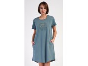 Ženska kućna haljina s kratkim rukavima Alžběta