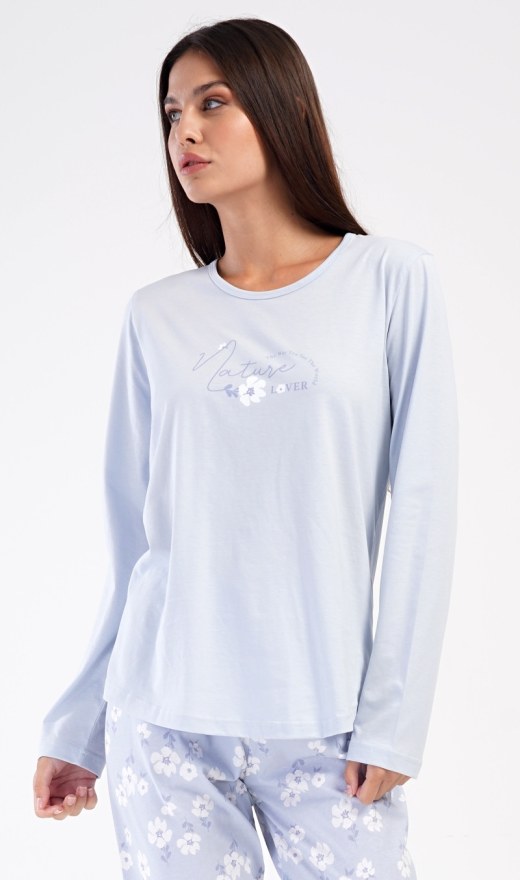 Duga ženska pidžama Nature lover - Prevelike ženske pidžame s dugim rukavima