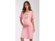 Ženska noćna košulja za trudnice Mala žirafa