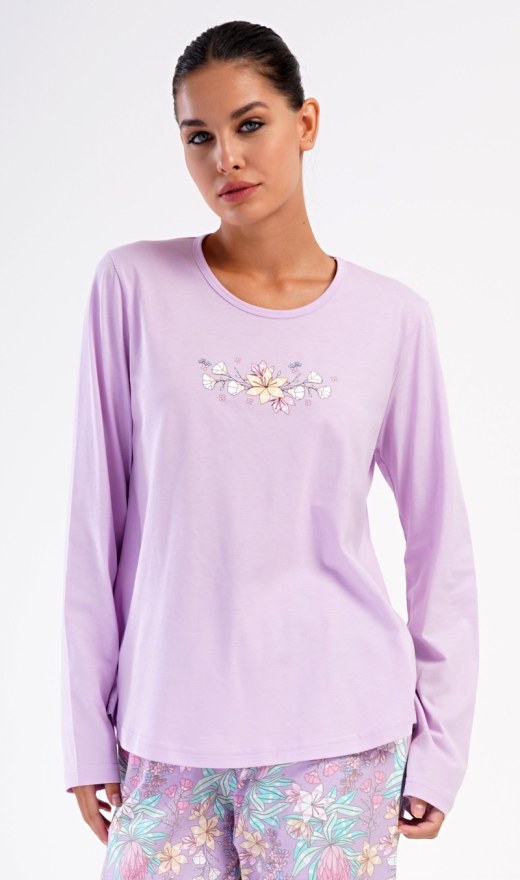 Duga ženska pidžama Marie - Prevelike ženske pidžame s dugim rukavima