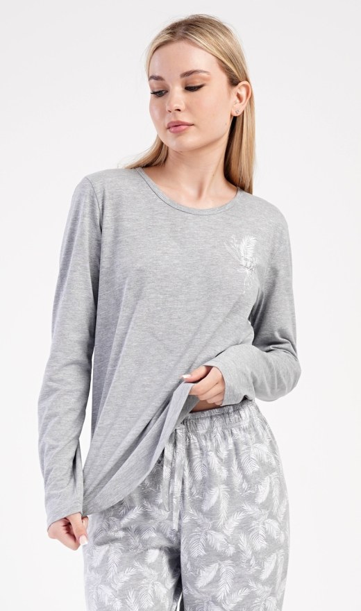 Žene - Ženska pidžama - Ženske pidžame s dugim rukavima - Ženska duga pidžama Perje Ženska duga pidžama Perje - Ženske pidžame s dugim rukavima