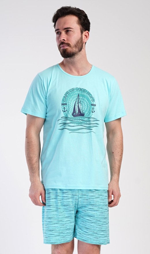 Muška pidžama šorc Jachting - Muške pidžama kratke hlače