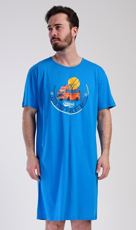 Muška noćna košulja s kratkim rukavima Adventure - Muške noćne košulje