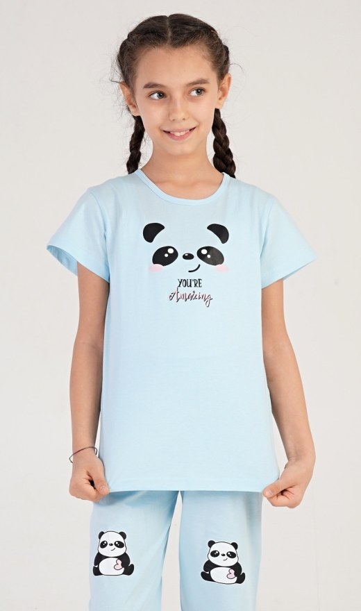 Dječja pidžama kapri Klara - Djevojačke pidžame kapri