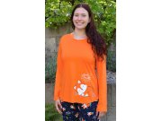 Ženska duga pidžama Lisica