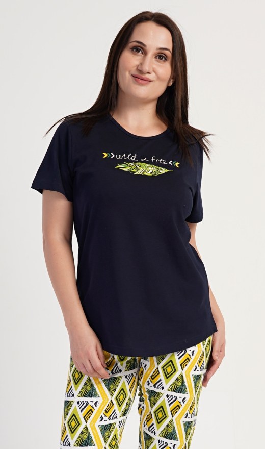 Ženski kapri pidžama Zuzka