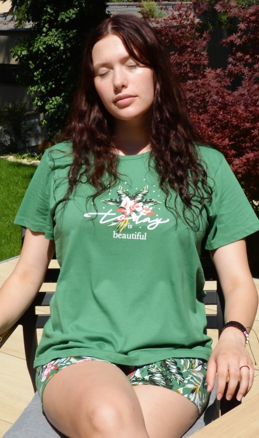 Ženski pidžama šorc Beautiful - Ženska pidžama kratke hlače