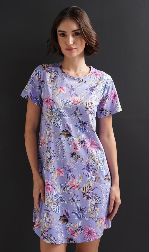 Ženska noćna košulja s kratkim rukavima Alžběta