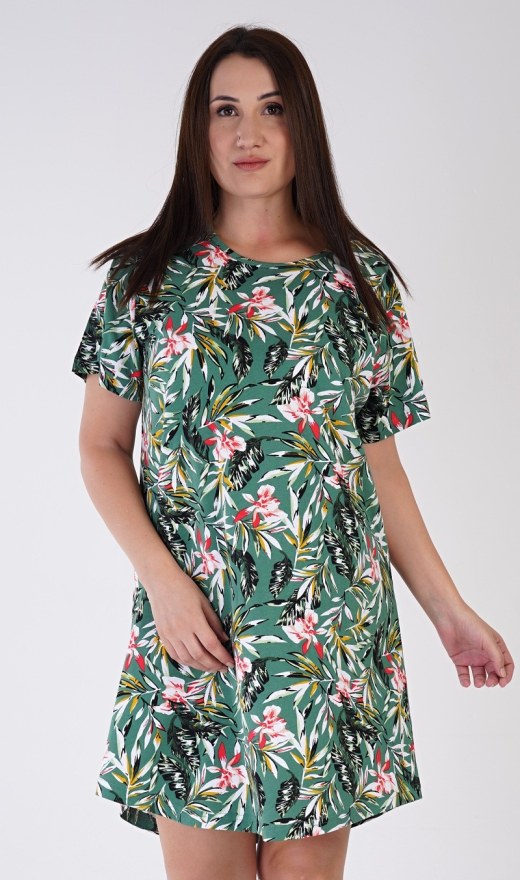 Ženska noćna košulja s kratkim rukavima Michelle - Ženske noćne košulje s kratkim rukavima