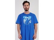 Muška noćna košulja s kratkim rukavima Mountain