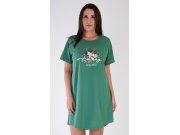 Žene Ženske noćne spavaćice Ženske noćne košulje s kratkim rukavima - Ženska noćna košulja s kratkim rukavima Today is beautiful Ženska noćna košulja s kratkim rukavima Today is beautiful