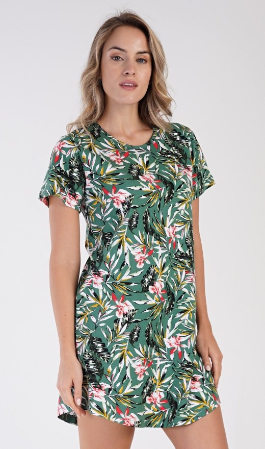 Ženska noćna košulja s kratkim rukavima Michaela - Ženske noćne košulje s kratkim rukavima