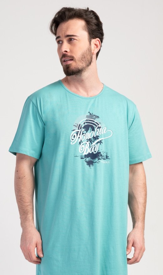 Muška noćna košulja s kratkim rukavima Honolua bay - Muške noćne košulje