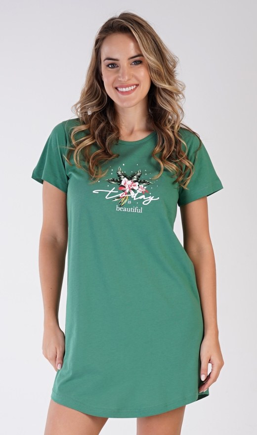 Ženska noćna košulja s kratkim rukavima Beautiful