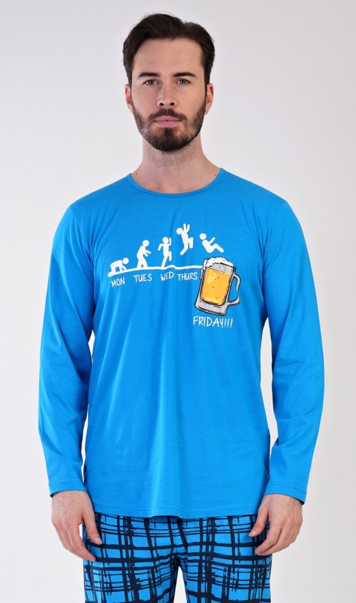 Muška duga pidžama Filip - Muške pidžame s dugim rukavima