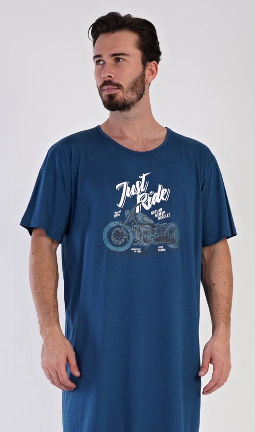 Muška noćna košulja s kratkim rukavima Samuel - Prevelike muške noćne košulje