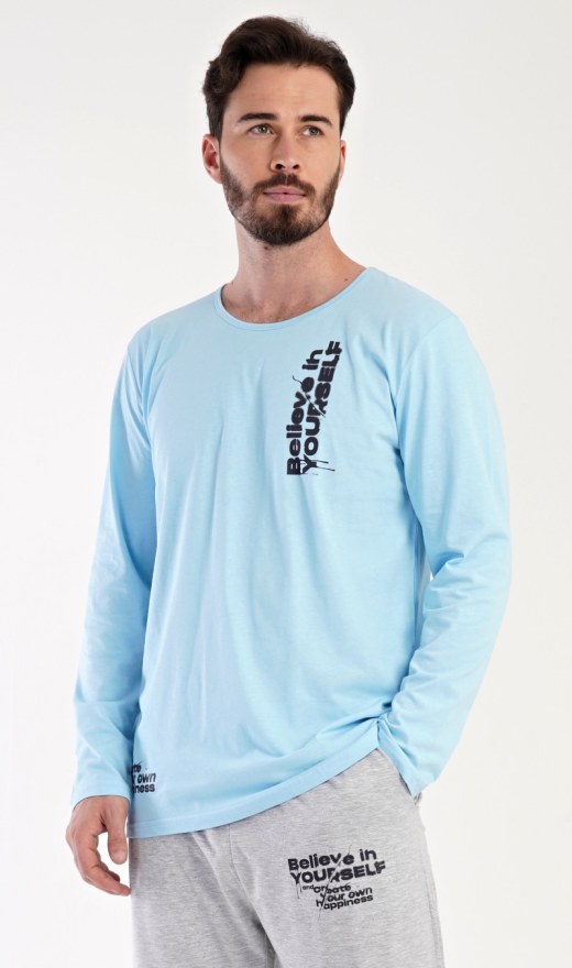 Muška duga pidžama Henry - Muške pidžame s dugim rukavima