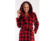 Ženski kratki ogrtač s kapuljačom Kostka