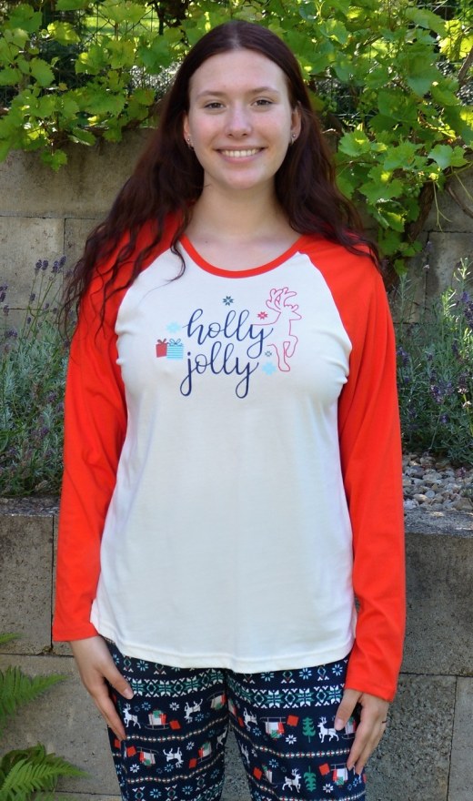 Ženska duga pidžama Božićni poklon