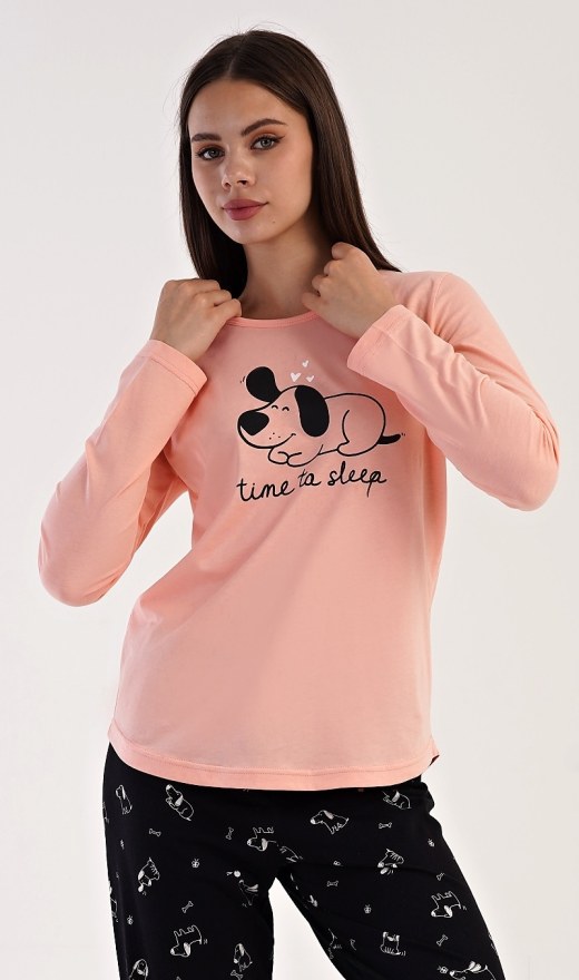 Duga ženska pidžama Let me sleep