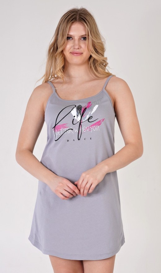 Ženska spavaćica na naramenice Life