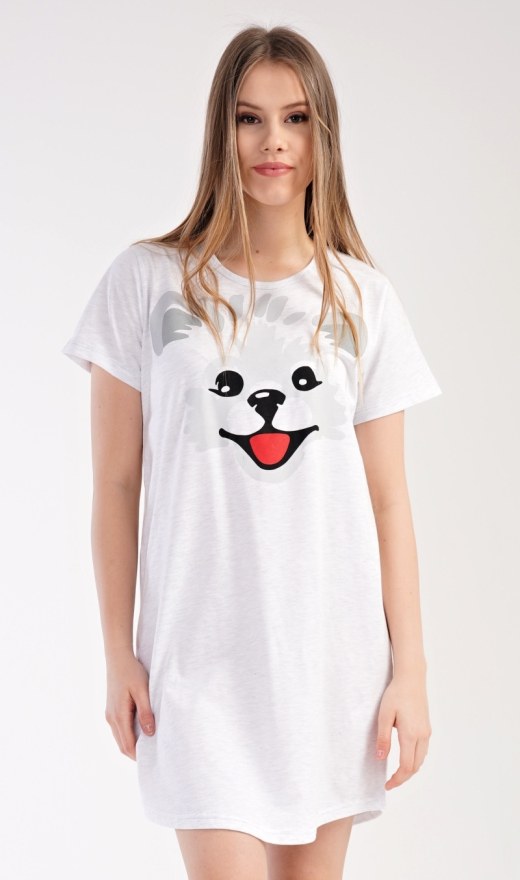 Ženska noćna košulja s kratkim rukavima Štene