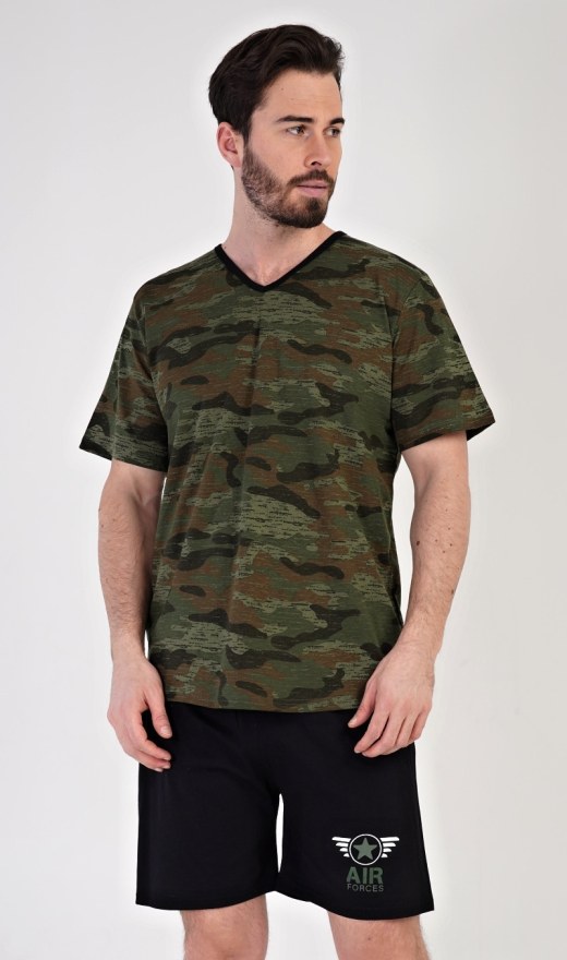 Muška pidžama šorc Air forces - Muške pidžama kratke hlače