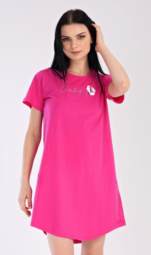 Ženska noćna košulja s kratkim rukavima I love you - Ženske noćne košulje s kratkim rukavima