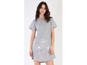 Ženska noćna košulja s kratkim rukavima Leontýna