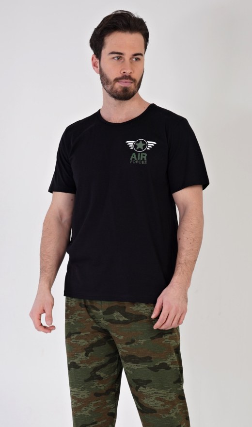 Muška duga pidžama Air forces - Muške pidžame s dugim rukavima