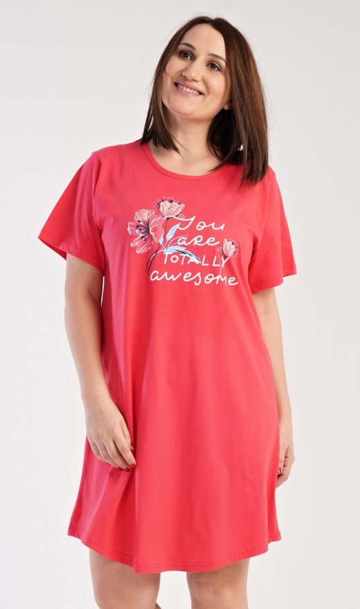 Ženska noćna košulja s kratkim rukavima Casandra - Ženske noćne košulje s kratkim rukavima