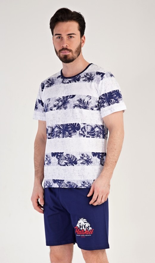 Muška pidžama kratke hlače Hawaii - Muške pidžama kratke hlače