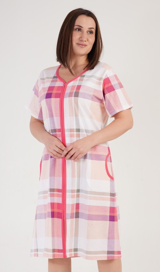 Ženska kućna haljina s kratkim rukavima Catherine
