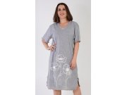 Ženska noćna košulja s kratkim rukavima Leona