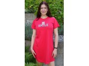 Ženska noćna košulja s kratkim rukavima Medo Smile