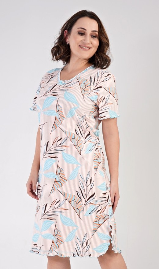 Ženska noćna košulja s kratkim rukavima Edita