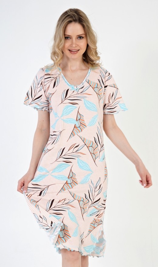 Ženska noćna košulja s kratkim rukavima Melissa