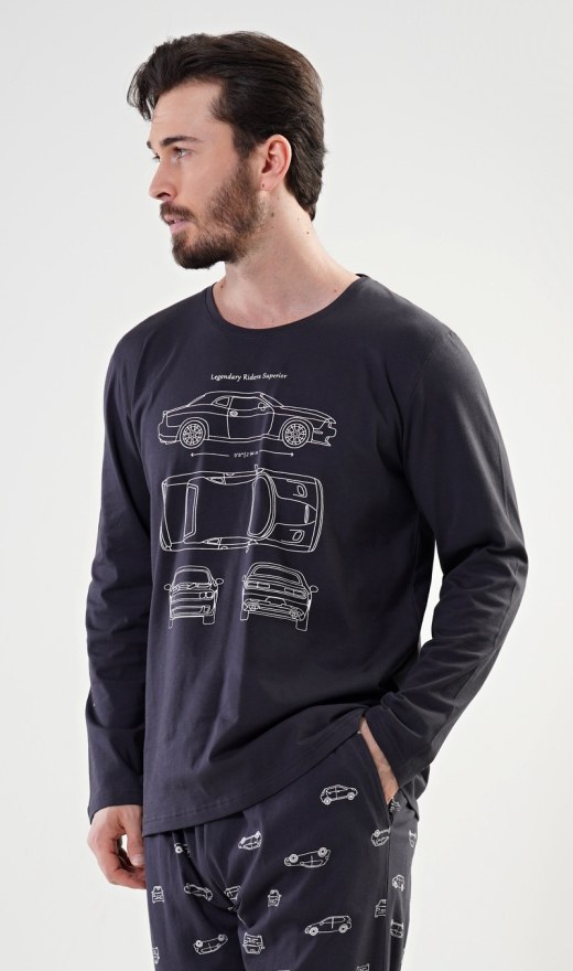 Muška duga pidžama Radim - Muške pidžame s dugim rukavima