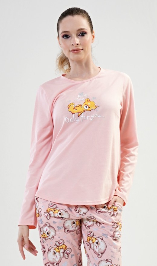 Duga ženska pidžama Only for you - Ženske pidžame s dugim rukavima