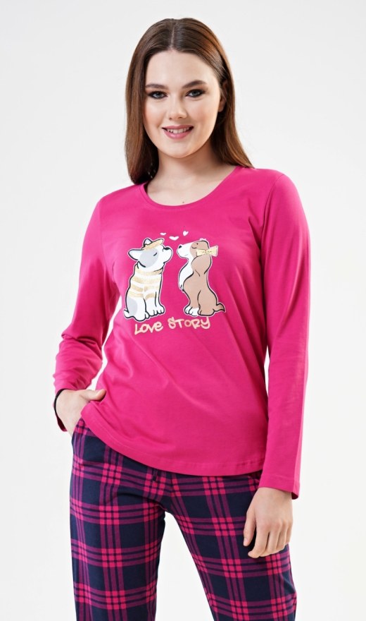 Ženska duga pidžama Love story