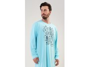 Muška noćna košulja s dugim rukavima Kolo