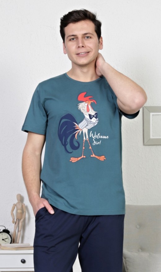 Muška pidžama kapri Pijetao - Muške pidžame kapri