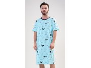 Muška noćna košulja s kratkim rukavima Ocean Muškarci - Muške noćne košulje