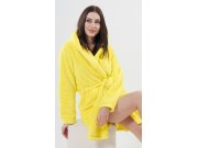 Ženski kratki ogrtač s kapuljačom Limun