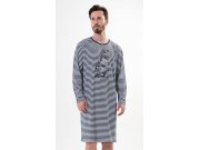 Muška noćna košulja s dugim rukavima Jedrilica Muškarci - Muške noćne košulje