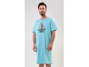 Muška noćna košulja s kratkim rukavima Beer and bear Muškarci - Muške noćne košulje