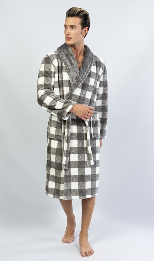 Muški ogrtač s šal ovratnikom Patrik