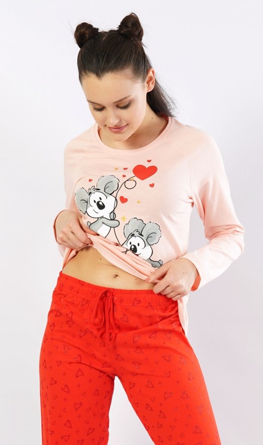 Ženska pidžama duga Koale - Ženske pidžame s dugim rukavima