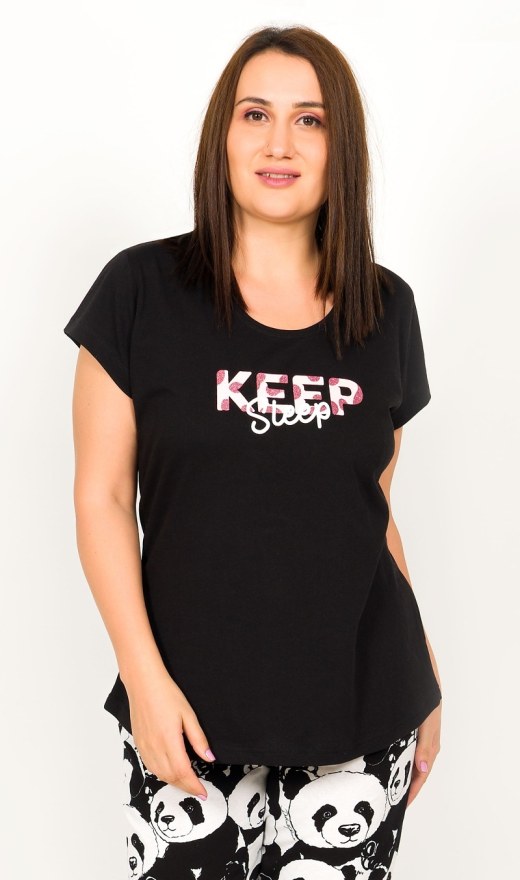 Ženski kapri pidžama Keep sleep - Prevelike ženske kapri pidžame